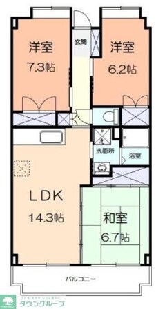 ウエストリバー湘南台の物件間取画像
